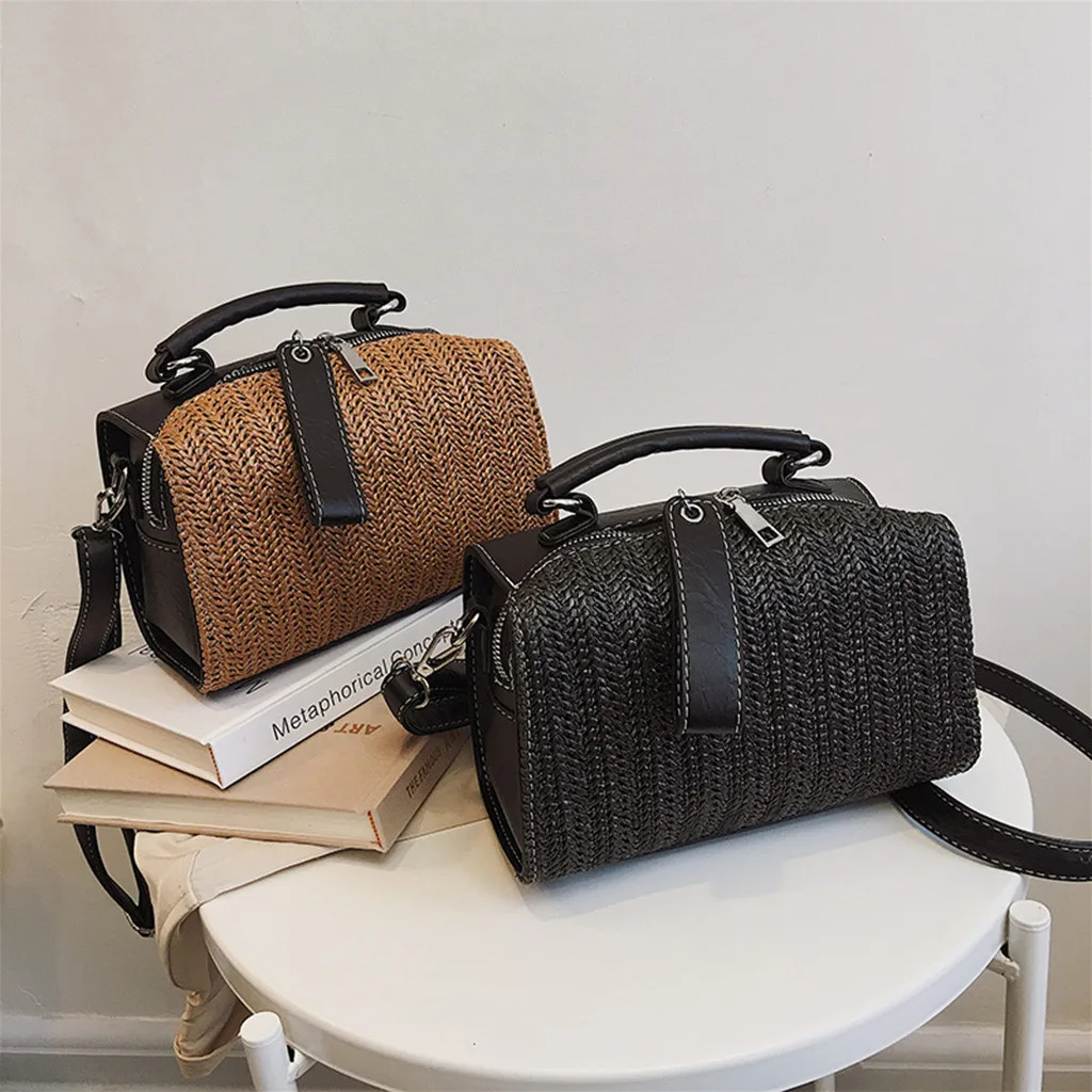 Woven Rattan Bag Women Vintage Fringed Straw Bag Casual Wild Vacation Simple Weave Crossbody Bag Woven Rattan Bag#516
Woven Rattan Bag Women Vintage Fringed Straw Bag Casual Wild Vacation Simple Weave Crossbody Bag Woven Rattan Bag#516