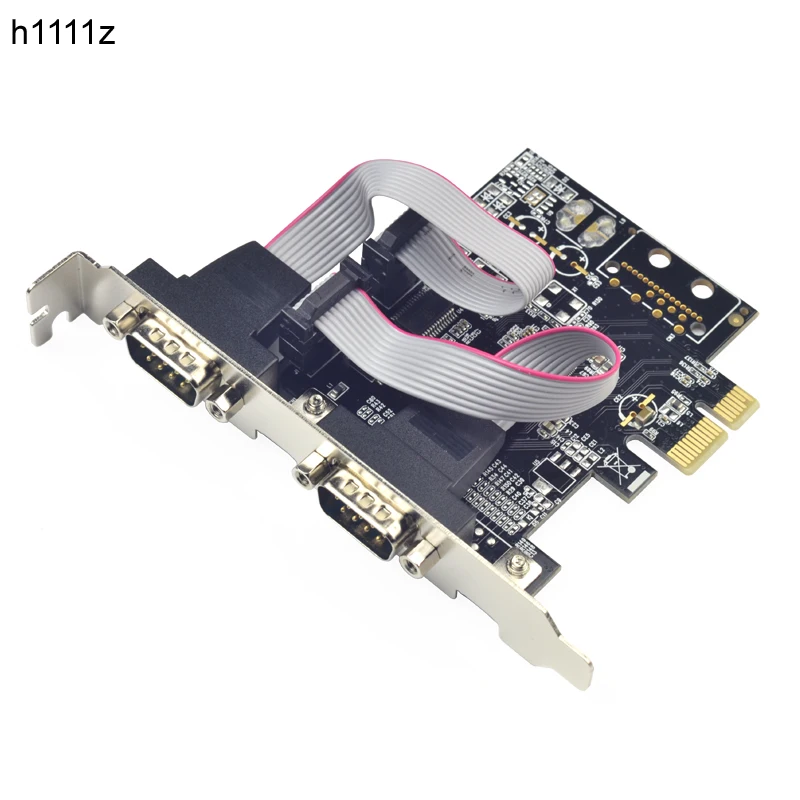 2 Port RS232 Serial Port COM to PCI-E PCI Express Riser Card Adapter Converter ASIX AX99100 Chip PCIE adaptator PCIE Serial Card
2 Port RS232 Serial Port COM to PCI-E PCI Express Riser Card Adapter Converter ASIX AX99100 Chip PCIE adaptator PCIE Serial Card