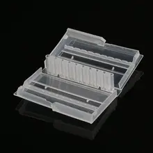 10 Holes Nail Drill Bit Case Plastic Empty Storage Box Milling Cutters Holder 10 Holes Nail Drill Bit Case Plastic Empty Storage Box Milling Cutters Holder