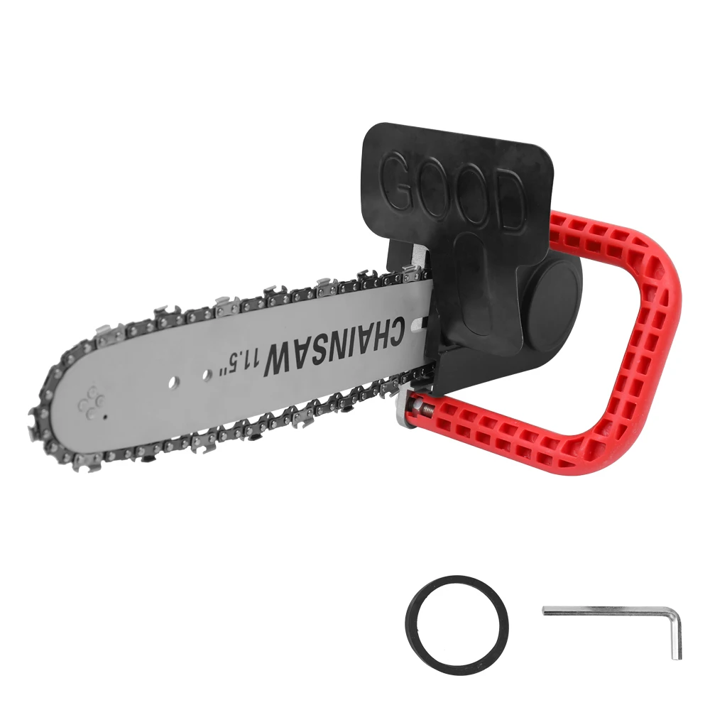 11.5 Inch Chainsaw Refit Conversion Kit Change Angle Grinder into Chain Saw Woodworking Power Tool with 10mm Connecting Rod
11.5 Inch Chainsaw Refit Conversion Kit Change Angle Grinder into Chain Saw Woodworking Power Tool with 10mm Connecting Rod