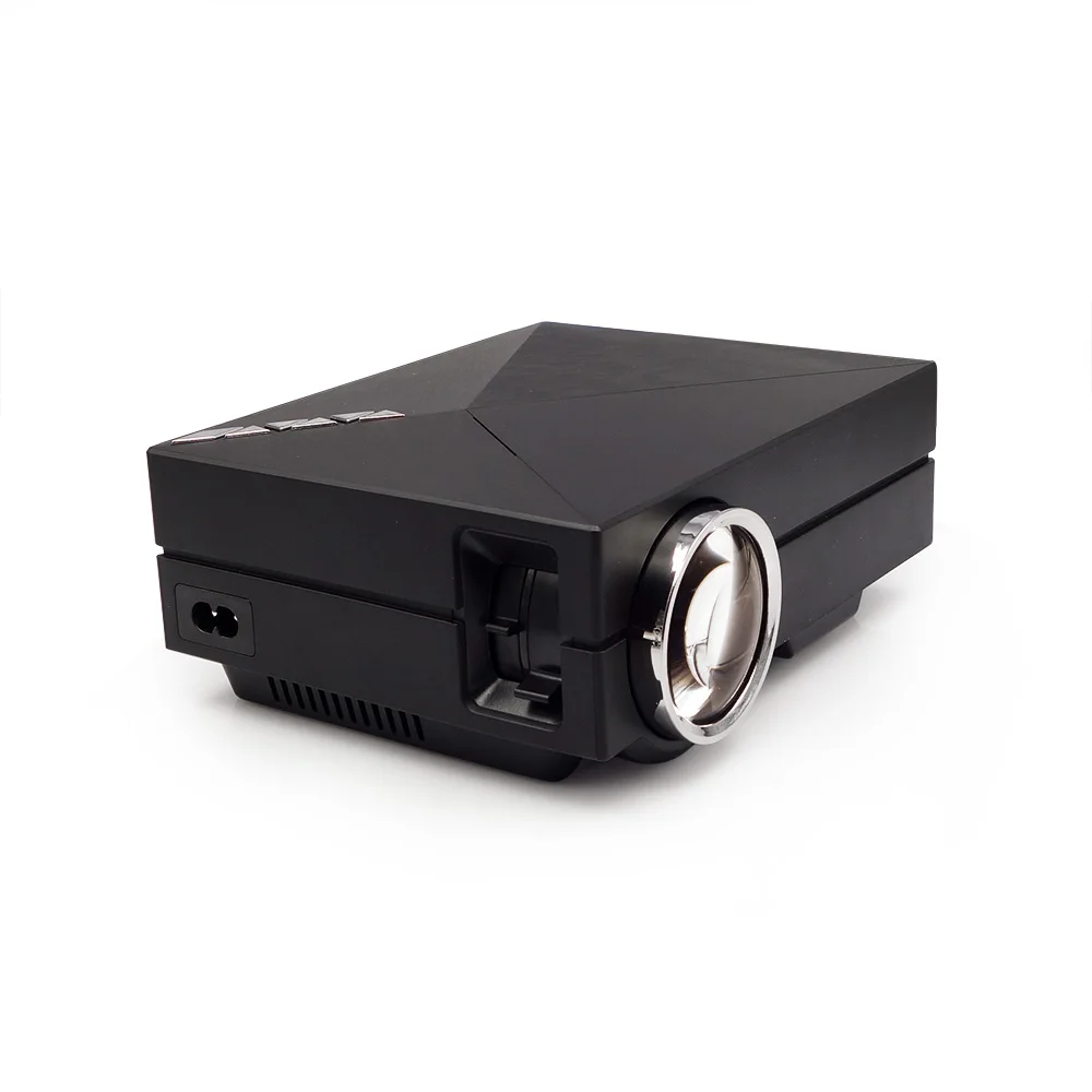 GM60 Mini Metal LED Projector w/ Built-in Display 1080P
