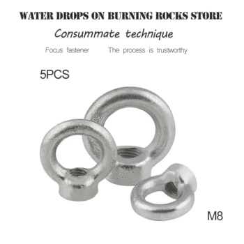 Free shipping 5Pcs M8 galvanized eye nut screw lifting rigging hardware High quality
Free shipping 5Pcs M8 galvanized eye nut screw lifting rigging hardware High quality