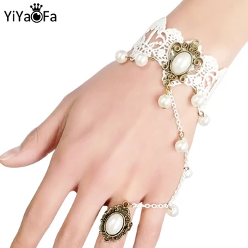 YiYaoFa White Lace Bracelet Gothic Jewelry Bracelets & Bangles Vintage Women Accessories Fashion Charm Bracelet For Women LB-65
YiYaoFa White Lace Bracelet Gothic Jewelry Bracelets & Bangles Vintage Women Accessories Fashion Charm Bracelet For Women LB-65