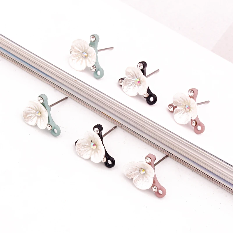 4pcs Korean Rhinestone Flowers Earring Accessory Findings Ear Drop Charms Making Diy Dangle Tassel Drop Earrings Jewelry Made
4pcs Korean Rhinestone Flowers Earring Accessory Findings Ear Drop Charms Making Diy Dangle Tassel Drop Earrings Jewelry Made