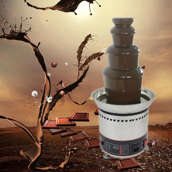 Stainless Steel 110v 220v Electric 4 Tiers Chocolate Fountain Machine Melt Waterfall Machine Chocolate fondue
Stainless Steel 110v 220v Electric 4 Tiers Chocolate Fountain Machine Melt Waterfall Machine Chocolate fondue
