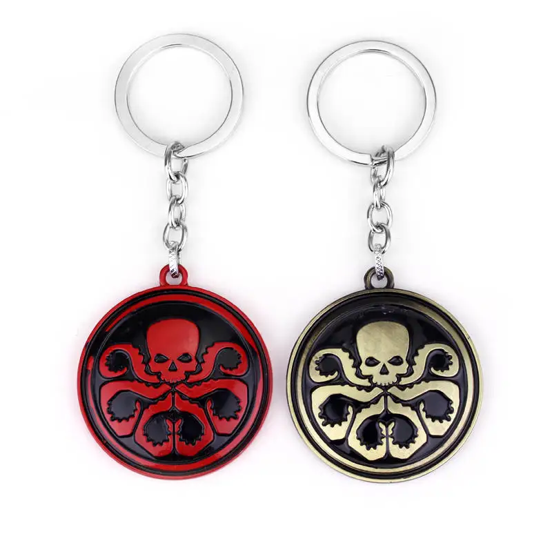 SG Fashion Jewelry Super Hero The Avengers 3 Hydra Shield Metal Key Chain Red Skull Octopus Logo Keyring For Men And Women
SG Fashion Jewelry Super Hero The Avengers 3 Hydra Shield Metal Key Chain Red Skull Octopus Logo Keyring For Men And Women