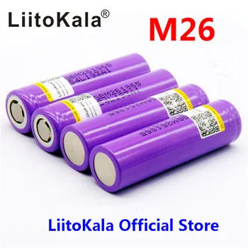 4pcs 100% original LiitoKala for M26 18650 2600mah 10A ICR18650 m26 2500mAh 3.7v charge 18650 for flashlight power bank
4pcs 100% original LiitoKala for M26 18650 2600mah 10A ICR18650 m26 2500mAh 3.7v charge 18650 for flashlight power bank