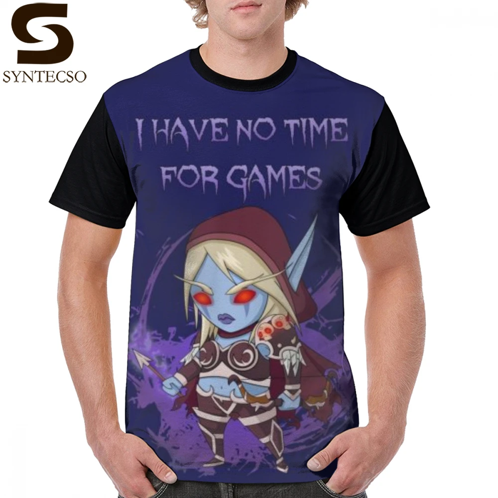 Warcraft Horde T Shirt Sylvanas - No Time For Games T-Shirt Big Fashion Graphic Tee Shirt Short Sleeve 100 Polyester Printed Tshirt
Warcraft Horde T Shirt Sylvanas - No Time For Games T-Shirt Big Fashion Graphic Tee Shirt Short Sleeve 100 Polyester Printed Tshirt