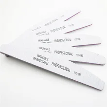 25 pièces Professionnel Limes À Ongles Nail Art Ponçage Fichiers Polissage Manucure Courbe Ensemble D'outils nagel vijlen Tampon À Ongles outil de diagnostic(China)