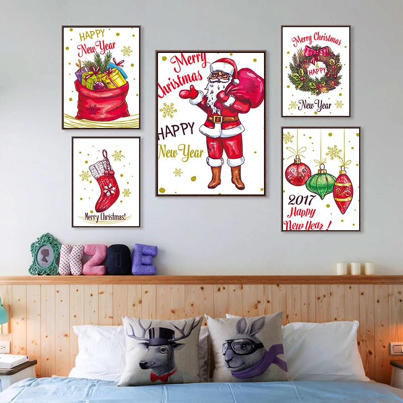Gohipang Modern Minimalism Celebrate Christmas And New Year Poster Wall Picture Canvas Painting Nordic Kids Room Home Decoration
Gohipang Modern Minimalism Celebrate Christmas And New Year Poster Wall Picture Canvas Painting Nordic Kids Room Home Decoration