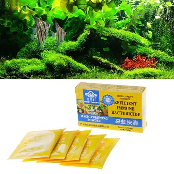 5 Bag/Box New Aquarium Purifier Powder Magic Water Efficient Immune Bactericide For Aquarium Fish Tank
5 Bag/Box New Aquarium Purifier Powder Magic Water Efficient Immune Bactericide For Aquarium Fish Tank