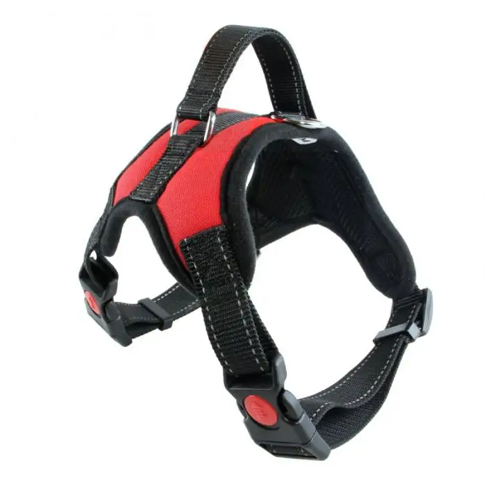 Lovely Comfortable Harness Vest Reflective Tape For Dog Red Lovely Comfortable Harness Vest Reflective Tape For Dog Red