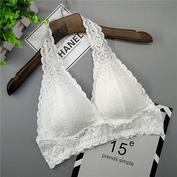 New Lace Bras Bralette Halfter Bra Beach Suit Female Plus Size Women Backless Wirefree Underwear Crop Lingerie Brassiere
New Lace Bras Bralette Halfter Bra Beach Suit Female Plus Size Women Backless Wirefree Underwear Crop Lingerie Brassiere