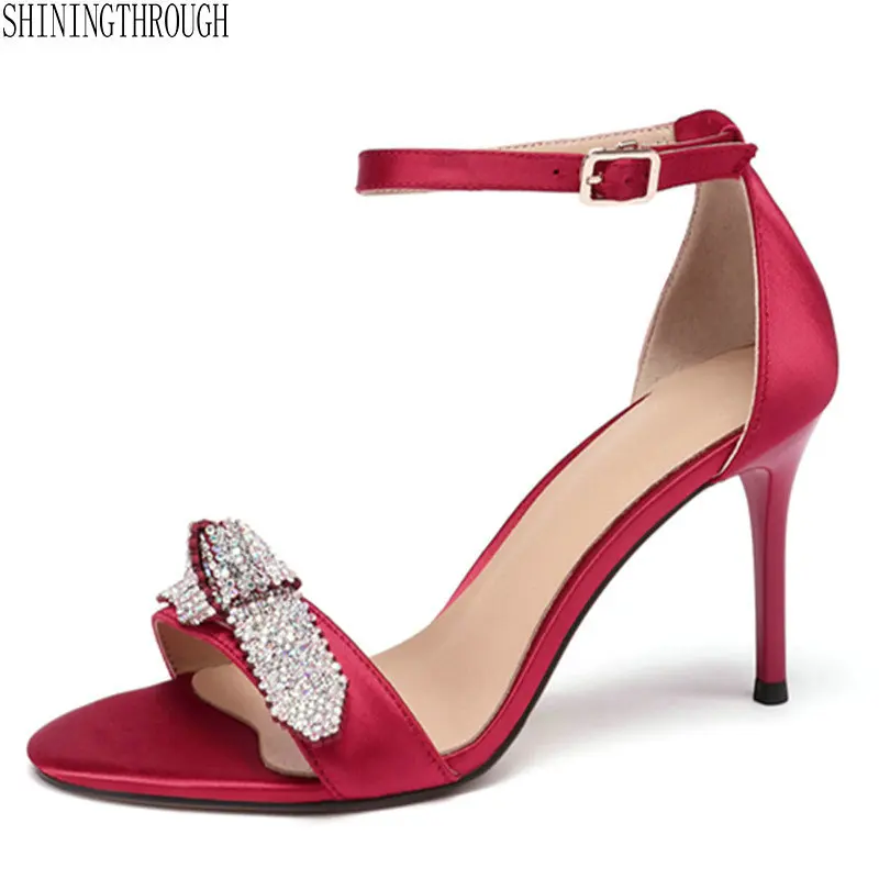 women silk super high heels shoes woman sandals sexy ladies crystal women wedding party dress shoes black red shoes woman
women silk super high heels shoes woman sandals sexy ladies crystal women wedding party dress shoes black red shoes woman