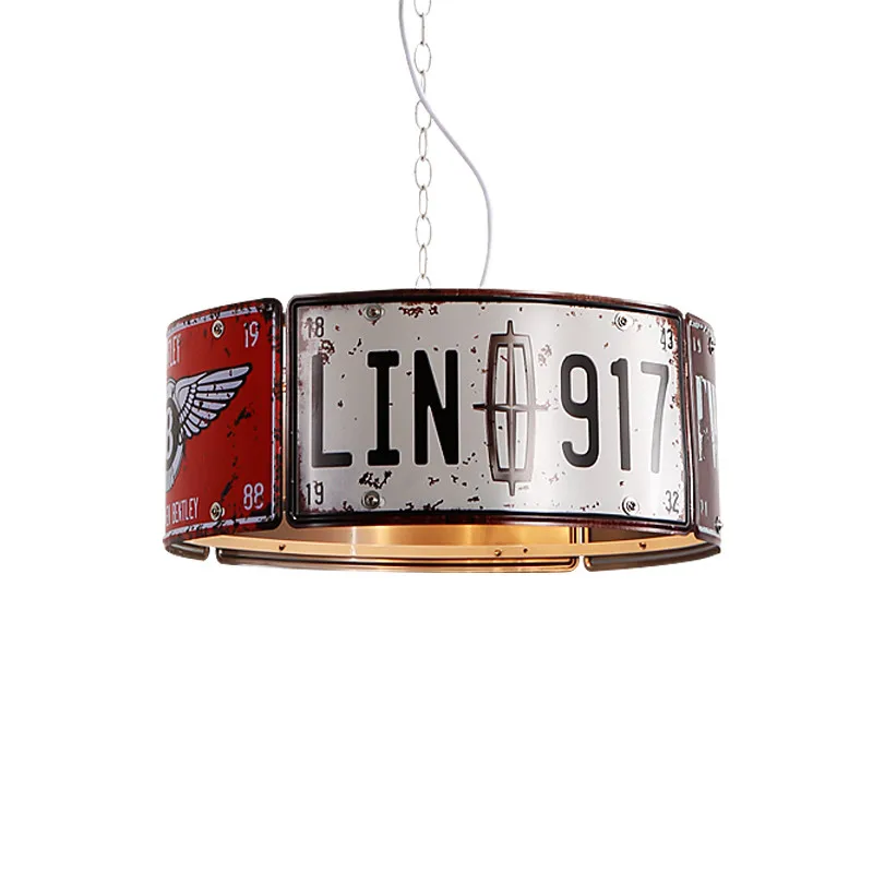 American Retro Lustre Pendant Lights Loft Iron Creative Decor Home Hanging Lamp Net Cafe Milk Tea Luminaire Lamparas Lighting | Лампы и
