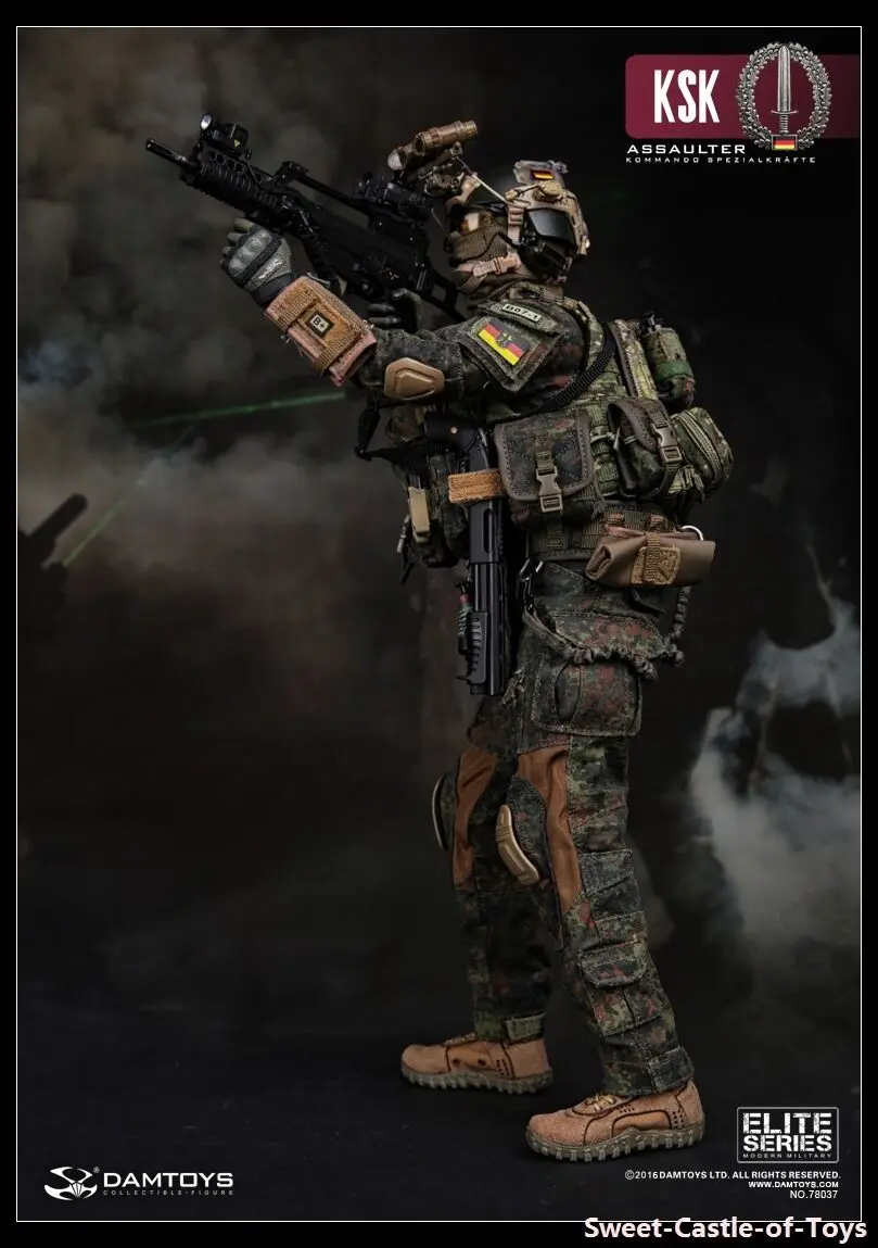 DAMTOYS DAM 78037 ELITE SERIES 1/6 German KSK KOMMANDO SPEZIALKRAFTE ASSAULTER Collection Action Figure for Fans Holiday Gift
DAMTOYS DAM 78037 ELITE SERIES 1/6 German KSK KOMMANDO SPEZIALKRAFTE ASSAULTER Collection Action Figure for Fans Holiday Gift