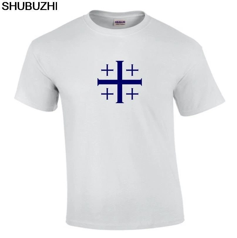 Navy Blue Jerusalem Cross Knights Templar T-Shirt Gray Christian Jesus God Shirt On Sale New Fashion Summer Print T Shirt Tees
Navy Blue Jerusalem Cross Knights Templar T-Shirt Gray Christian Jesus God Shirt On Sale New Fashion Summer Print T Shirt Tees