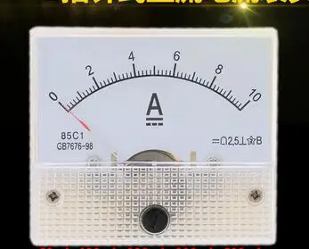 Analog Panel AMP Current Meter Ammeter Gauge 85C1 1A 2A 3A 5A 10A 15A 20A 30A 50A 100A 200A 300A 500A
Analog Panel AMP Current Meter Ammeter Gauge 85C1 1A 2A 3A 5A 10A 15A 20A 30A 50A 100A 200A 300A 500A