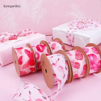 Kewgarden DIY Brooch Bowknot Accessories 1.5" 38mm Printed Chiffon Voile Satin Ribbons Handmade Tape Packing Webbing 10 Yards
Kewgarden DIY Brooch Bowknot Accessories 1.5" 38mm Printed Chiffon Voile Satin Ribbons Handmade Tape Packing Webbing 10 Yards