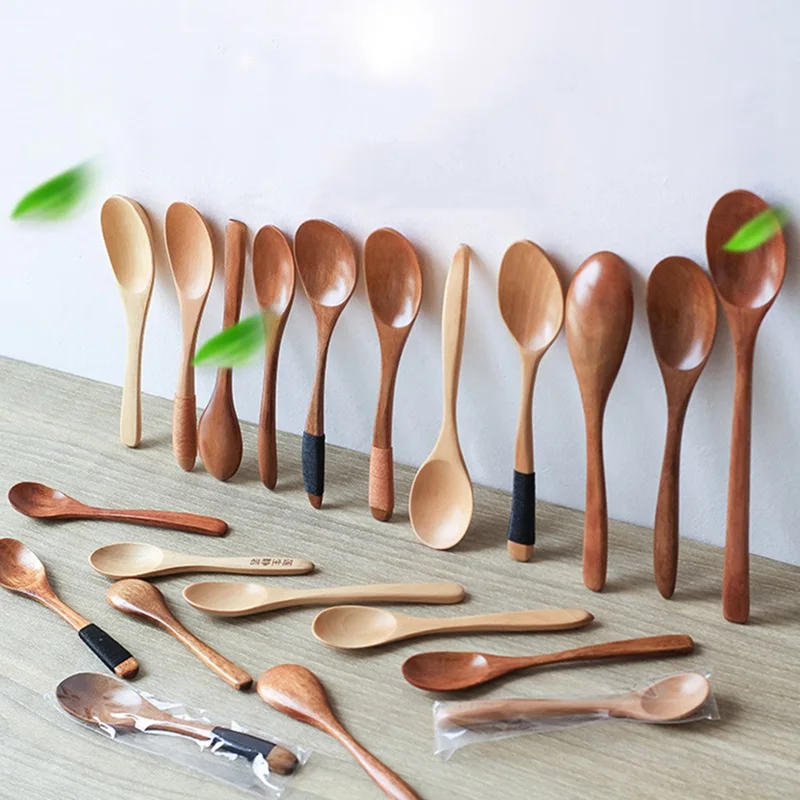 Wooden Spoon Kitchen Cooking Utensil Tools Long Handle Tableware Dining Soup Tea Honey Coffee Spoon Catering Kitchen Accessories
Wooden Spoon Kitchen Cooking Utensil Tools Long Handle Tableware Dining Soup Tea Honey Coffee Spoon Catering Kitchen Accessories