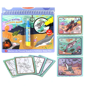 Reusable Education Birthday Gift Magic Water Drawing Book Coloring Book Doodle Pen Cartoon Painting Toys Drawing Board For Kids
Reusable Education Birthday Gift Magic Water Drawing Book Coloring Book Doodle Pen Cartoon Painting Toys Drawing Board For Kids