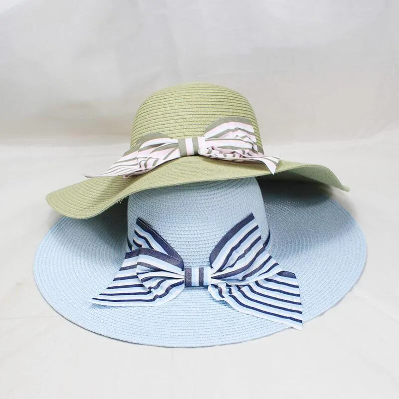 New Fashion Straw Hat Female Wide Brim Sun Hat Ladies Solid Ribbon Bow Floppy Beach Hat Women Packable Summer Hat
New Fashion Straw Hat Female Wide Brim Sun Hat Ladies Solid Ribbon Bow Floppy Beach Hat Women Packable Summer Hat