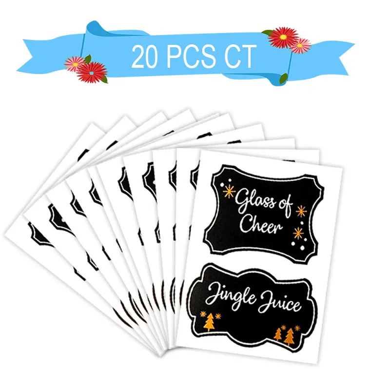 Chalkboard Stickers New Trends Beer Bottle Labels Reusable Wine Glass Charms Beer Juice Cup Creative Cheers Drink Decoration
Chalkboard Stickers New Trends Beer Bottle Labels Reusable Wine Glass Charms Beer Juice Cup Creative Cheers Drink Decoration