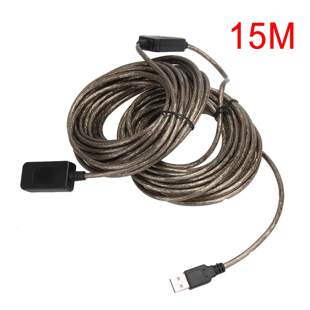 Generic 5m 10m 15m 20m USB Cable Male To Female USB 2.0 Extension