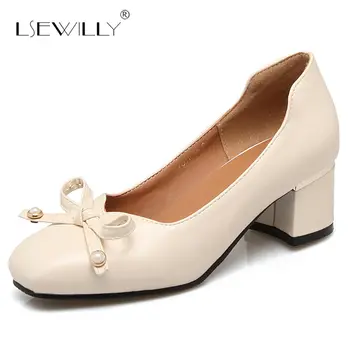 Lsewilly Women Pumps Thick Heels Pumps Shoes Bowtie Pumps Slip On Casual Lady Work Dress Shoes Woman Footwear Sapatos Mujer S455
Lsewilly Women Pumps Thick Heels Pumps Shoes Bowtie Pumps Slip On Casual Lady Work Dress Shoes Woman Footwear Sapatos Mujer S455