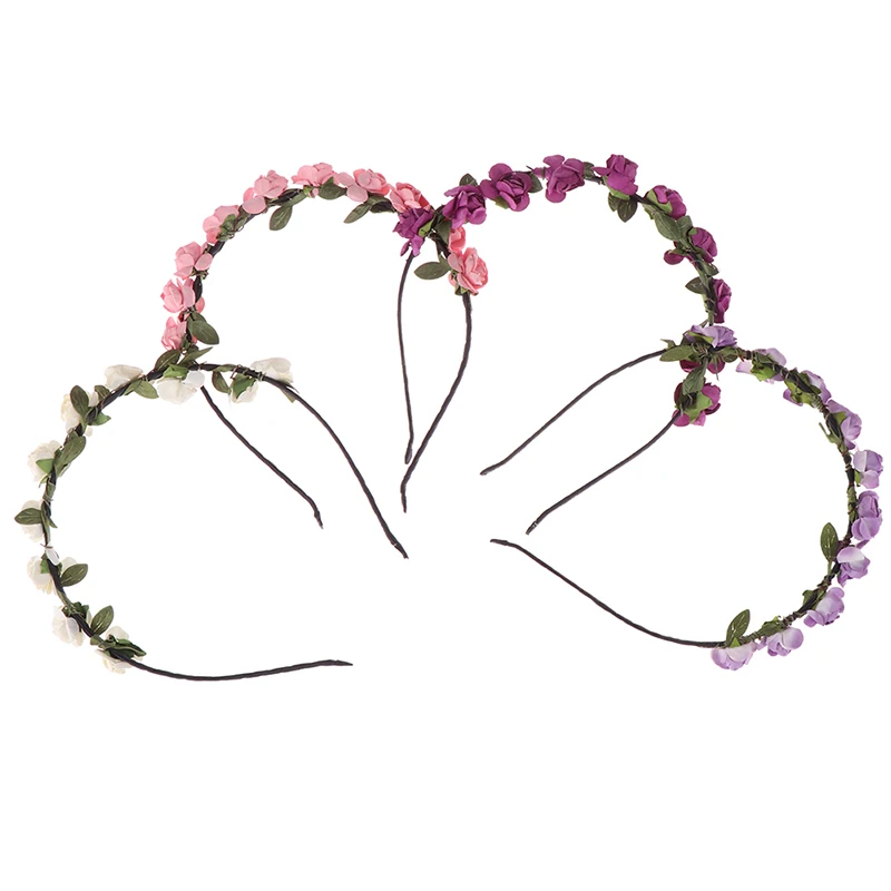 Beach Flower Headband Wreath Headdress Romantic Hairband Headwear Accessory 4 Colors Choose Children Hair Hoop Bow
Beach Flower Headband Wreath Headdress Romantic Hairband Headwear Accessory 4 Colors Choose Children Hair Hoop Bow