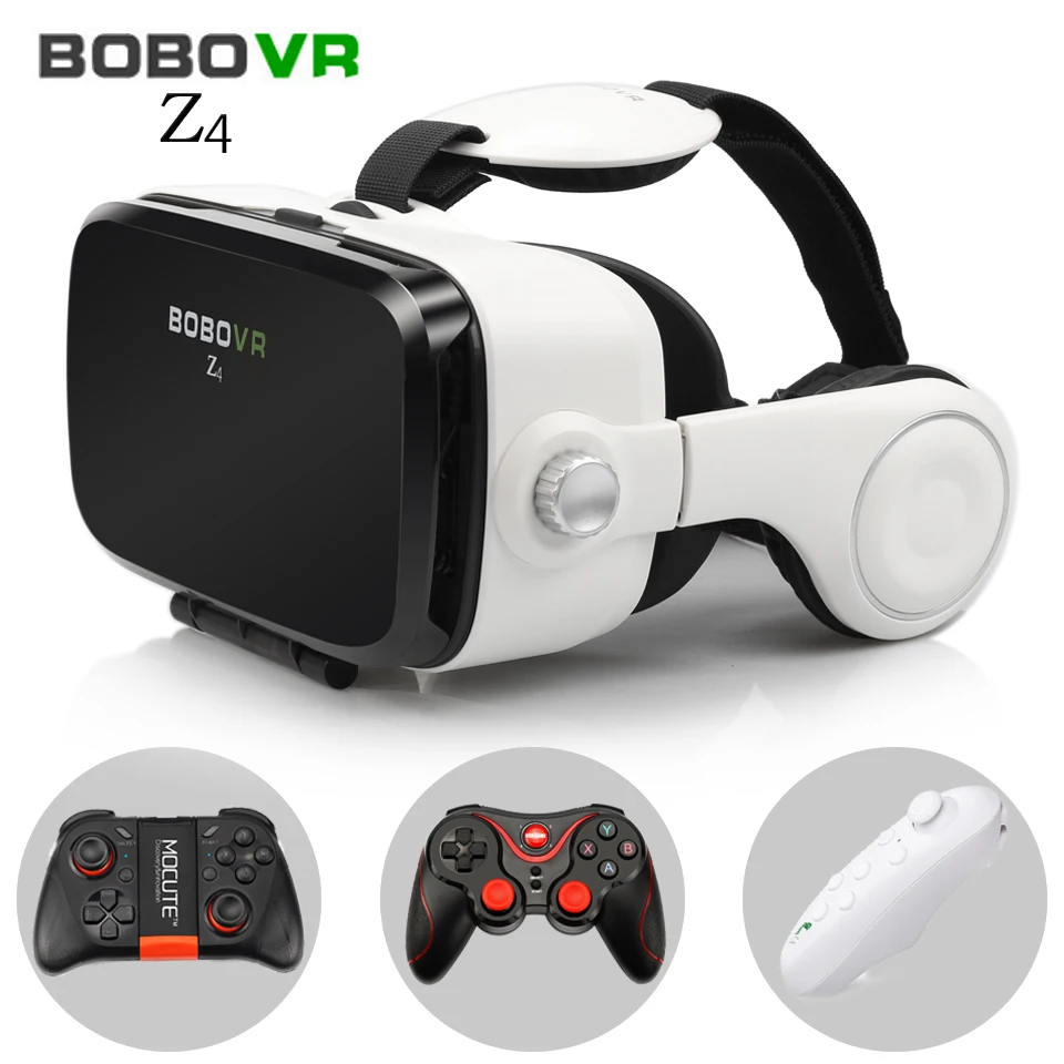 

BOBOVR Z4 Virtual Reality goggles 3D glasses headset bobo vr Box Google cardboard headphone for 4.3-6.0 inch smartphones