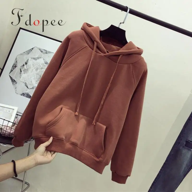 2019 Autumn And Winter Fashion Simple Casual Loose Comfort Long Sleeve Pure Color Thicken Pocket Hooded Leisure Oversized Hoodie
2019 Autumn And Winter Fashion Simple Casual Loose Comfort Long Sleeve Pure Color Thicken Pocket Hooded Leisure Oversized Hoodie