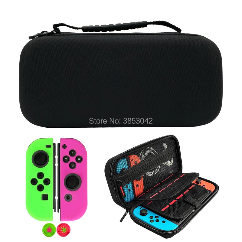 Nintend Switch Case Hard Protective Durable Carrying Bag for Nintend Switch with Joy Con Skin Cover and Grips Cover (7)