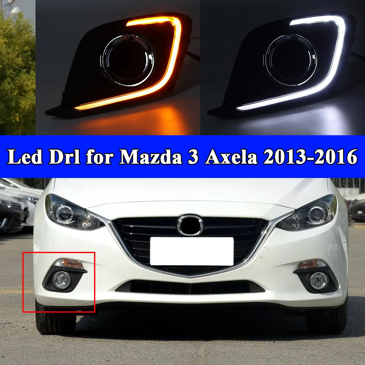 Led Drl For Mazda 3 Axela 2013 2014 2015 2016 Daytime Running Light Drl Front Bumper Driving Fog Lamp Daylight Headlight Blink
Led Drl For Mazda 3 Axela 2013 2014 2015 2016 Daytime Running Light Drl Front Bumper Driving Fog Lamp Daylight Headlight Blink