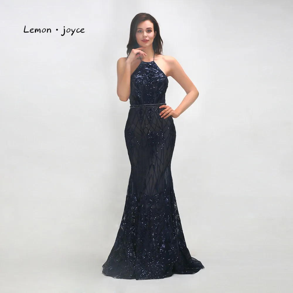 Lemon joyce Black Evening Dresses Long 2019 Sexy Sleeveless Backless Sequined Mermaid Prom Party Gowns Plus Size
Lemon joyce Black Evening Dresses Long 2019 Sexy Sleeveless Backless Sequined Mermaid Prom Party Gowns Plus Size