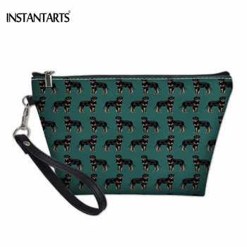 INSTANTARTS Fashion Brand Woman's Pu Leather Cosmetic Cases Cute 3D Puppy/Dog Rottweiler Print Lady Make Up Bags Big Makeup Case
INSTANTARTS Fashion Brand Woman's Pu Leather Cosmetic Cases Cute 3D Puppy/Dog Rottweiler Print Lady Make Up Bags Big Makeup Case