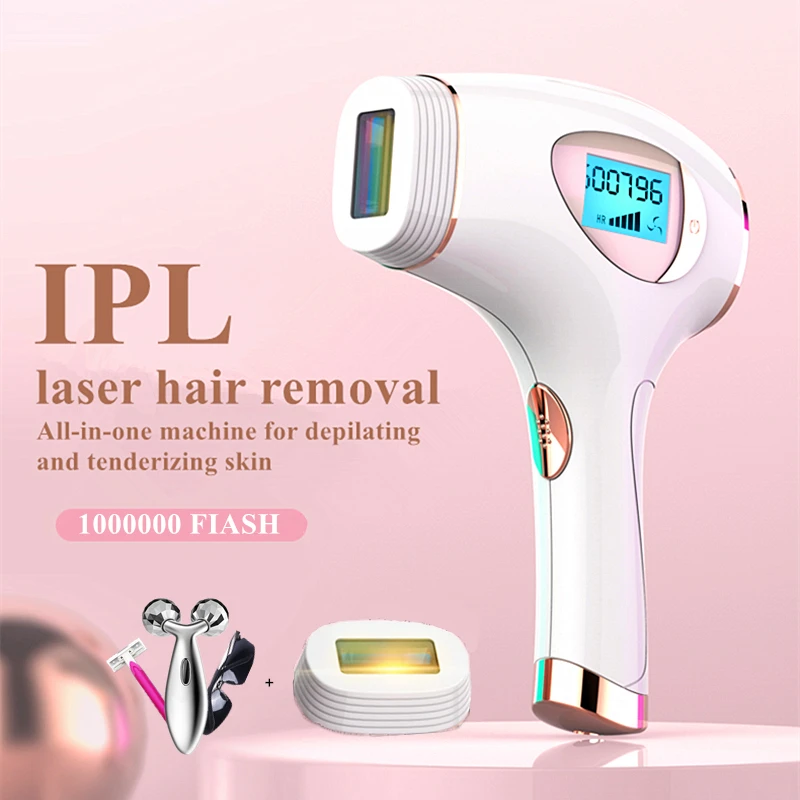 

1000000flash IPL Laser Hair Removal Permanent Hair Removal laser Epilator Armpit Hair Removal machine bikini depilador laser wen