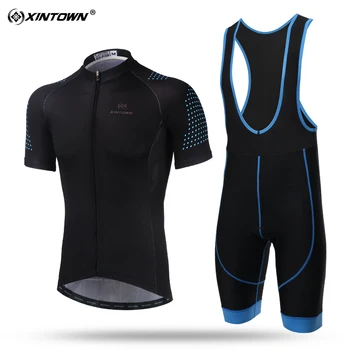 XINTOWN Shock-absorption Anti-Sweat Short Sleeve Cycling Sets Clothes Jerseys Bib Shorts Bike Ciclismo Bicycle Jersey HUANYING
XINTOWN Shock-absorption Anti-Sweat Short Sleeve Cycling Sets Clothes Jerseys Bib Shorts Bike Ciclismo Bicycle Jersey HUANYING