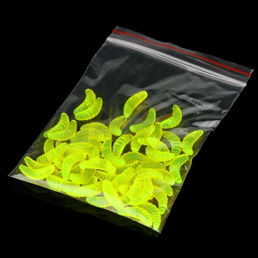 50PCS 2.2cm Maggot Grub Soft Lure Baits Worms Shrimps Fishing Lures Ocean Boat Fishing 3D Eyes Multi Artificial Bait
50PCS 2.2cm Maggot Grub Soft Lure Baits Worms Shrimps Fishing Lures Ocean Boat Fishing 3D Eyes Multi Artificial Bait