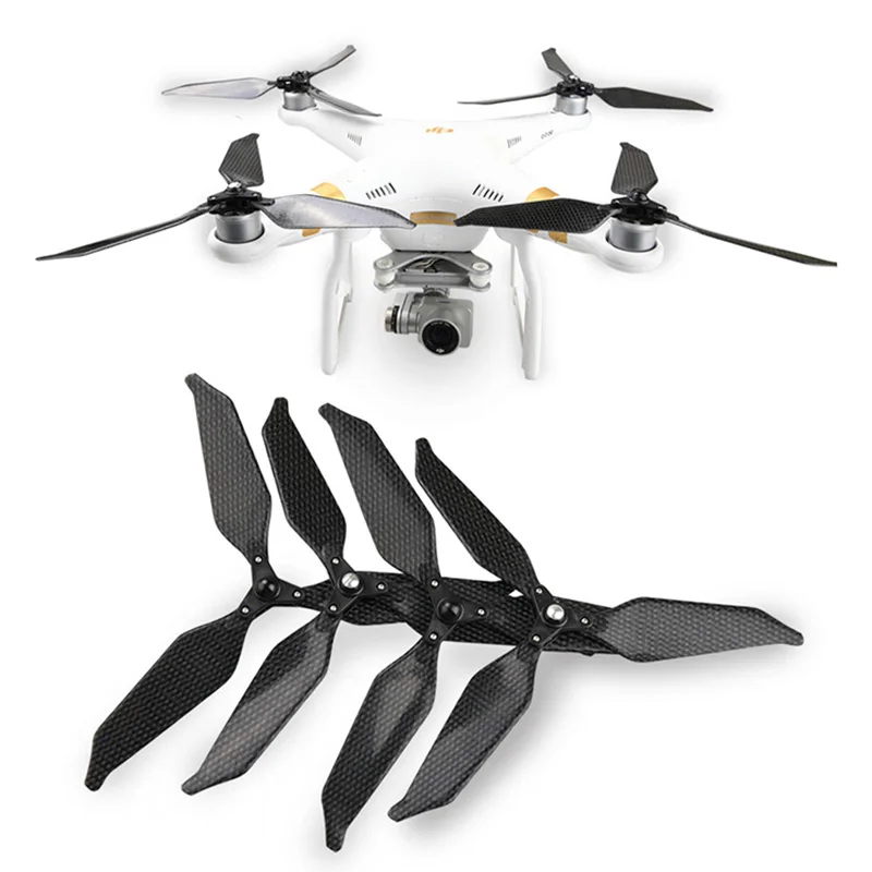 4Pcs Carbon Fiber Propeller for DJI Phantom 2 Phantom 3 Standard/Advance/Profession Drone Self-tighten 3-blade Folding Propeller
4Pcs Carbon Fiber Propeller for DJI Phantom 2 Phantom 3 Standard/Advance/Profession Drone Self-tighten 3-blade Folding Propeller