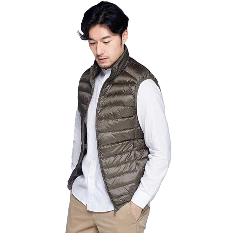 Sleeveless Jacket Men New Autumn Winter White Duck Down Vest Jackets Mens Casual Ultralight Outwear Waistcoat Colete Masculino
Sleeveless Jacket Men New Autumn Winter White Duck Down Vest Jackets Mens Casual Ultralight Outwear Waistcoat Colete Masculino