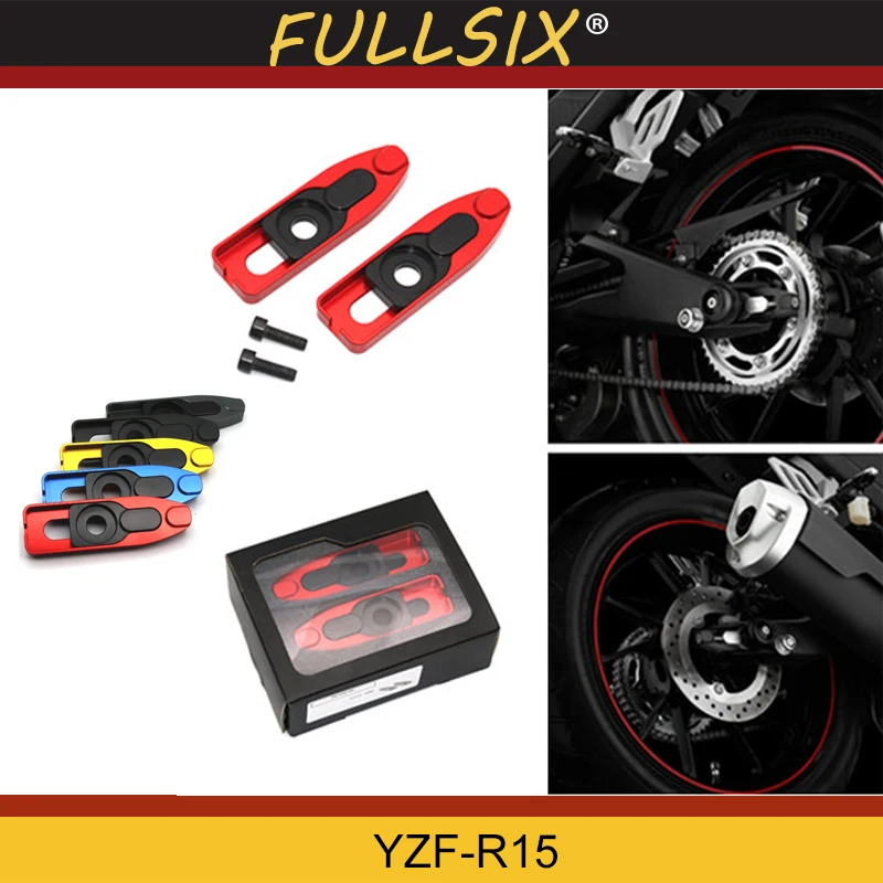 For YAMAHA YZF R 15 R15 V3 V3.0 VVA 2017 2018 2019 Motorcycle Accessories Rear Wheel Chain Adjuster Plates
For YAMAHA YZF R 15 R15 V3 V3.0 VVA 2017 2018 2019 Motorcycle Accessories Rear Wheel Chain Adjuster Plates