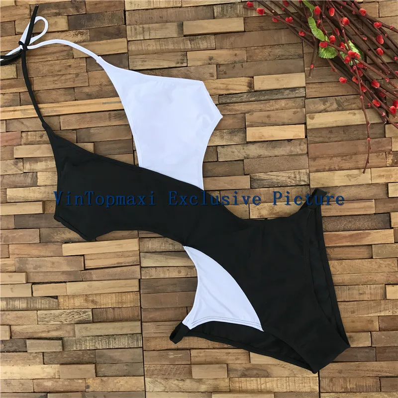 Classic White & Black Criss-cross One Piece Swimsuit Sexy Brazilian Push Up Swimwear Monokini Bandage Trikini Bathing Suit Women
Classic White & Black Criss-cross One Piece Swimsuit Sexy Brazilian Push Up Swimwear Monokini Bandage Trikini Bathing Suit Women