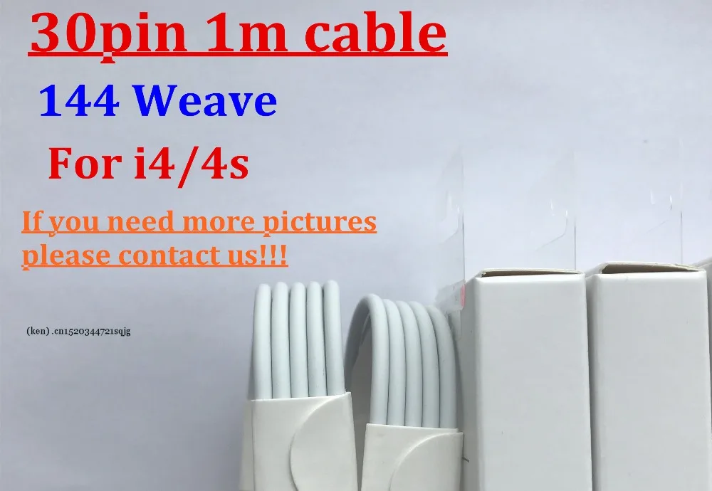 DHL 100 pcs/lot 1m 3ft High Quality Metal Braided USB Date Sync Charger Cable for 30pin For iphone 4S cable With retail Package
DHL 100 pcs/lot 1m 3ft High Quality Metal Braided USB Date Sync Charger Cable for 30pin For iphone 4S cable With retail Package