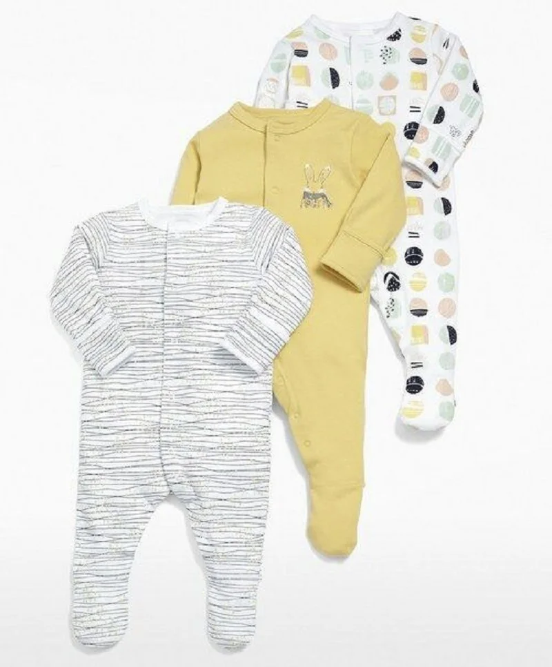 3pcs/lot Baby Girl and boy Romper Sleepsuit Flower Rompers Infant Clothes Long Sleeve Newborn Jumpsuits Pajamas
3pcs/lot Baby Girl and boy Romper Sleepsuit Flower Rompers Infant Clothes Long Sleeve Newborn Jumpsuits Pajamas