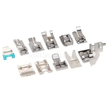 High Quality 11pcs/Set Presser Foot Feet Normal Sewing Machine Part for Brother Singer
High Quality 11pcs/Set Presser Foot Feet Normal Sewing Machine Part for Brother Singer