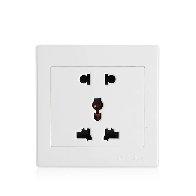 220V 10A Universial 5 Hole Electric AC Power Outlet Panel Plate Wall Charger Dock Socket 86*86*20mm
220V 10A Universial 5 Hole Electric AC Power Outlet Panel Plate Wall Charger Dock Socket 86*86*20mm
