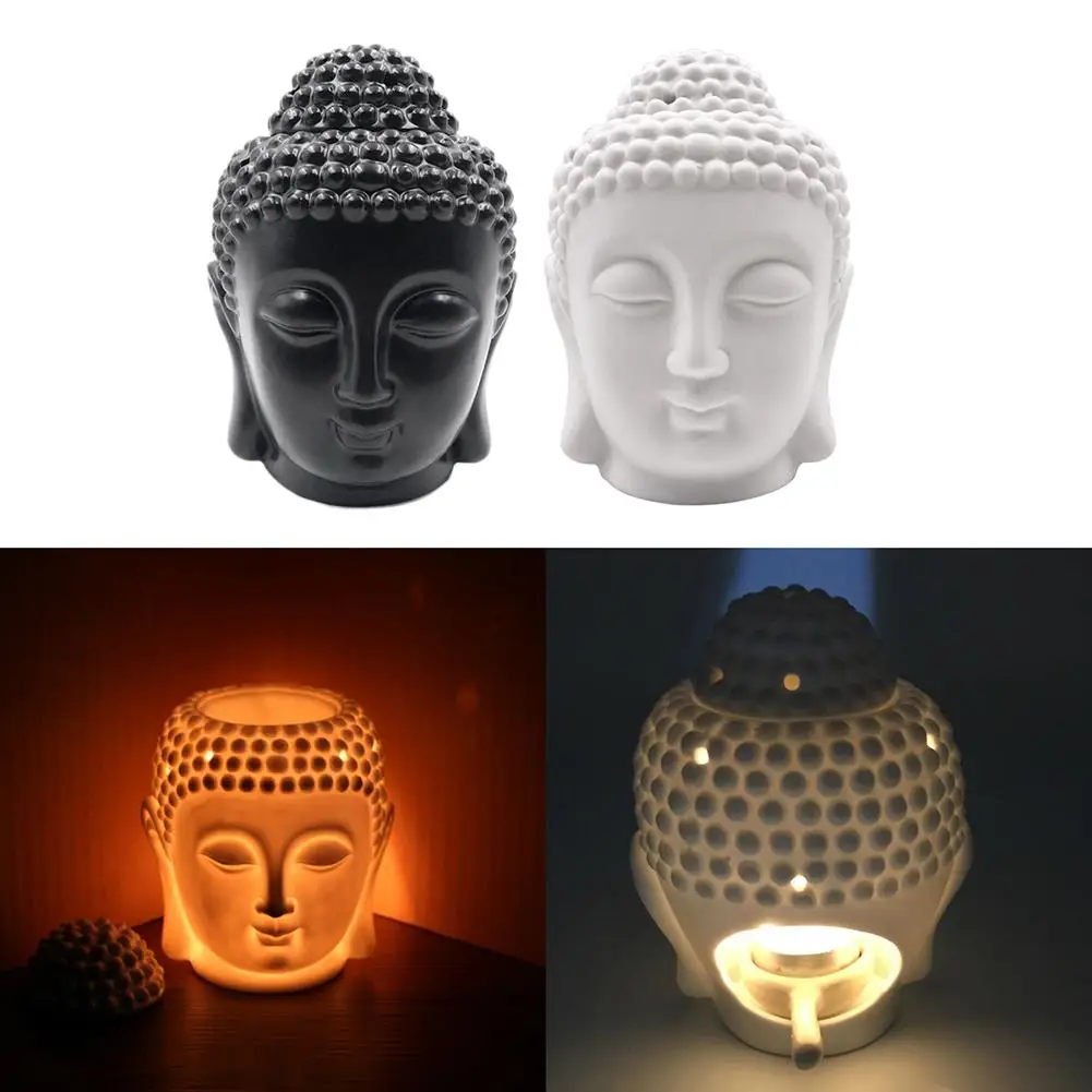 Ceramic Buddha Head Aromatic Oil Burner Ceramic Aromatherapy Lamp Candle Aroma Furnace Oil Lamp Home Decor Incense Burner
Ceramic Buddha Head Aromatic Oil Burner Ceramic Aromatherapy Lamp Candle Aroma Furnace Oil Lamp Home Decor Incense Burner