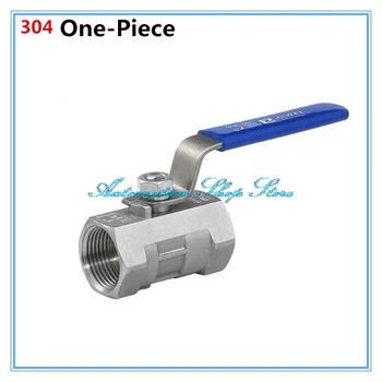 Stainless Steel SS 304 Pipe one-piece Ball Valve Female Threaded 1/4" 3/8" 3/4" 1" 1-1/4" Sanitary ON-OFF Ball Valve Straight
Stainless Steel SS 304 Pipe one-piece Ball Valve Female Threaded 1/4" 3/8" 3/4" 1" 1-1/4" Sanitary ON-OFF Ball Valve Straight