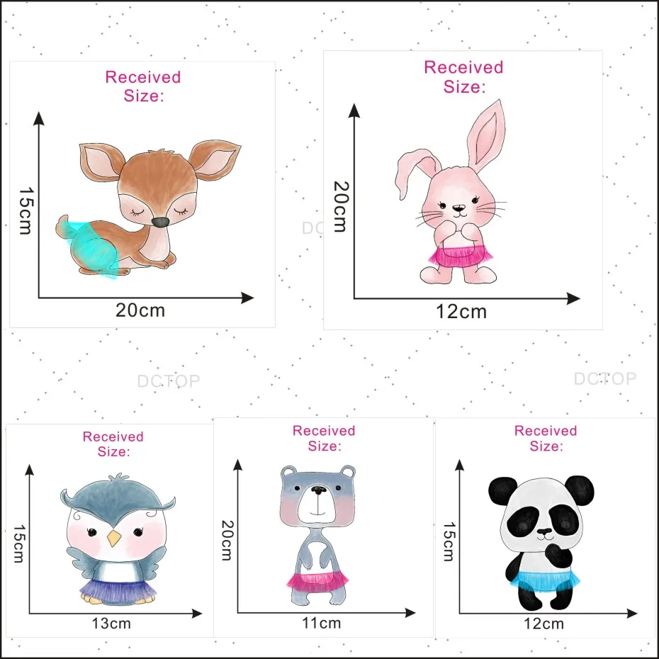 Cartoon Forest Panda Rabbit Deer Color Small Wall Stickers For Kids Room Baby Nursery Lovely Animals Wall Art Decals Decoration
Cartoon Forest Panda Rabbit Deer Color Small Wall Stickers For Kids Room Baby Nursery Lovely Animals Wall Art Decals Decoration